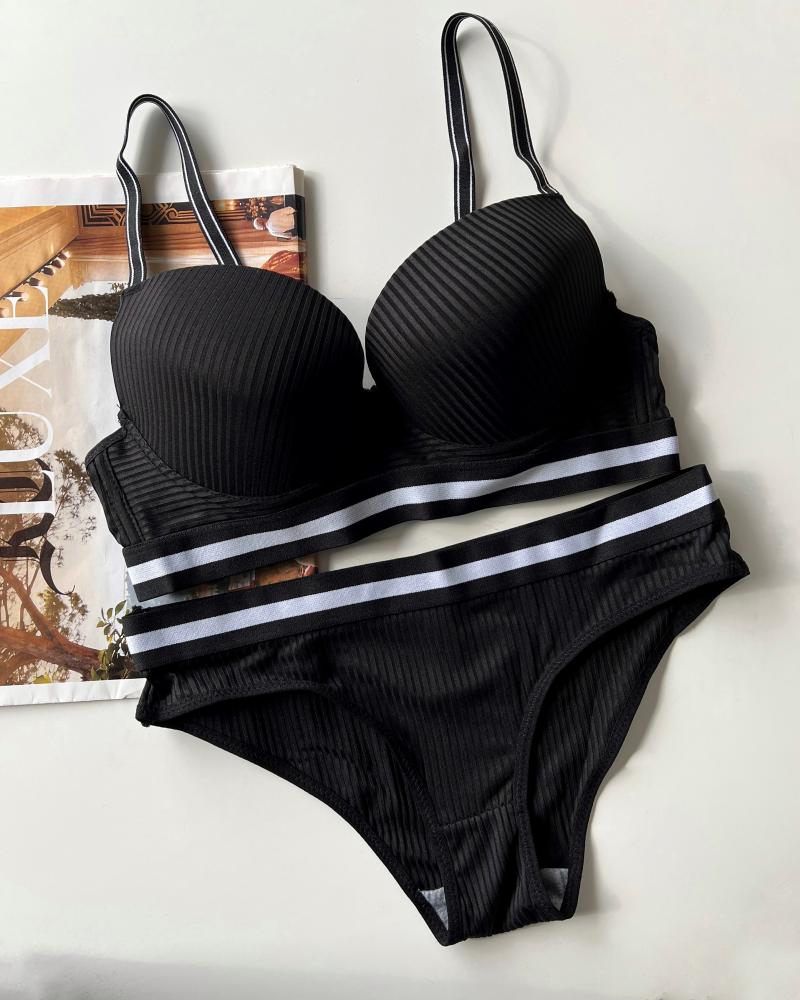 ست لباس زیر مشکی کد 26597