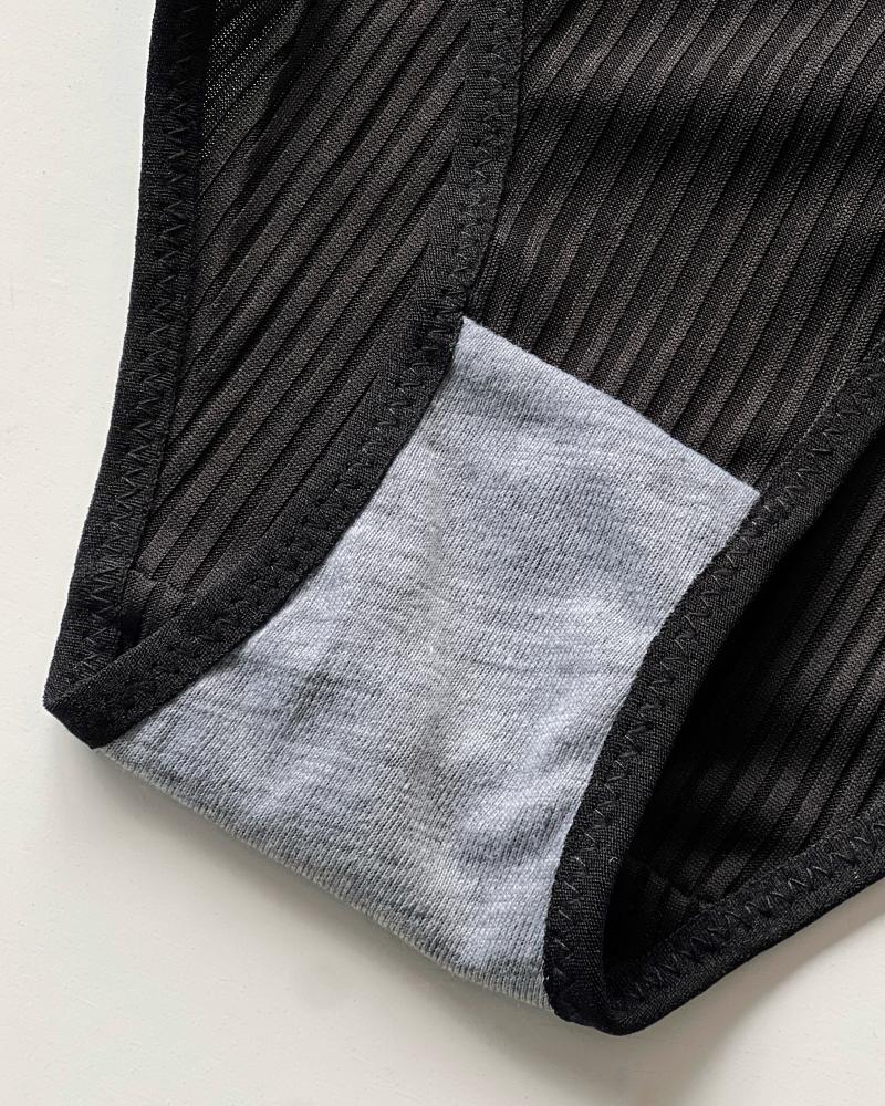 ست لباس زیر مشکی کد 26597