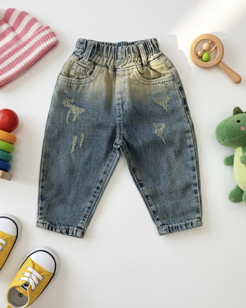 شلوار جین مام ( ۲ تا ۶ سال ) کد 26398