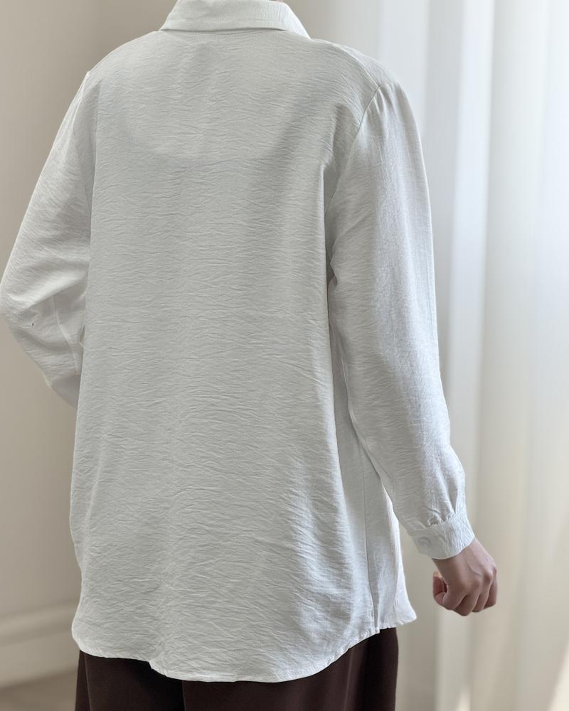 شومیز سفید پناه کد 29658