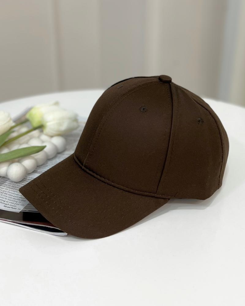 کلاه اسپرت قهوه ای کد 26702