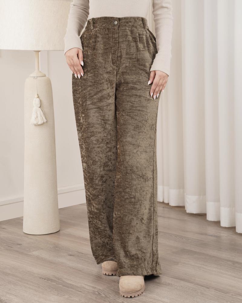 شلوار مخمل بگ کد 26959