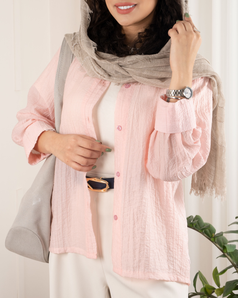 شومیز رنگی ماهلی کد 23830