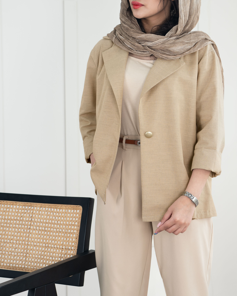 کت لینن کتایون کد 23020