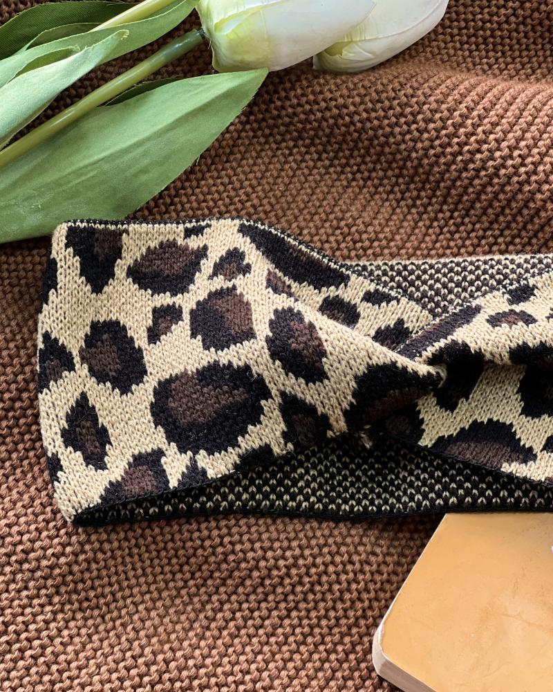 هدبند بافت پلنگی کد 26952