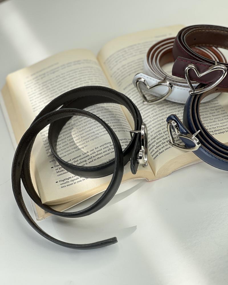 کمربند چرم قلبی کد 26993