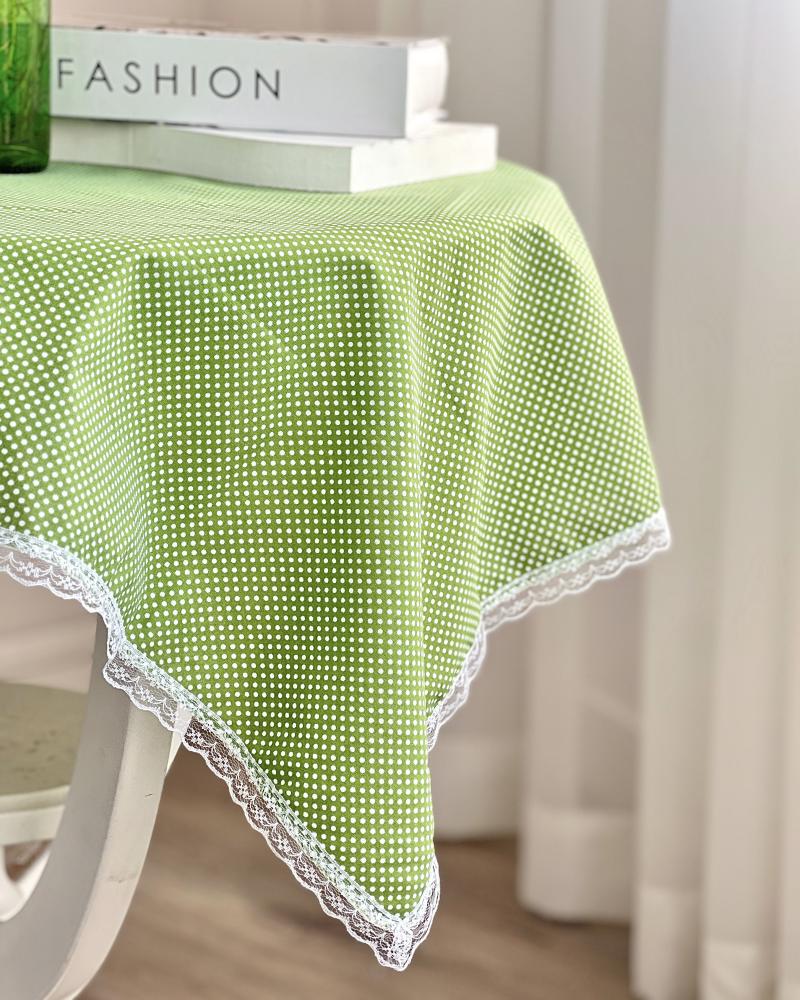 سفره خالدار سبز کد 27142