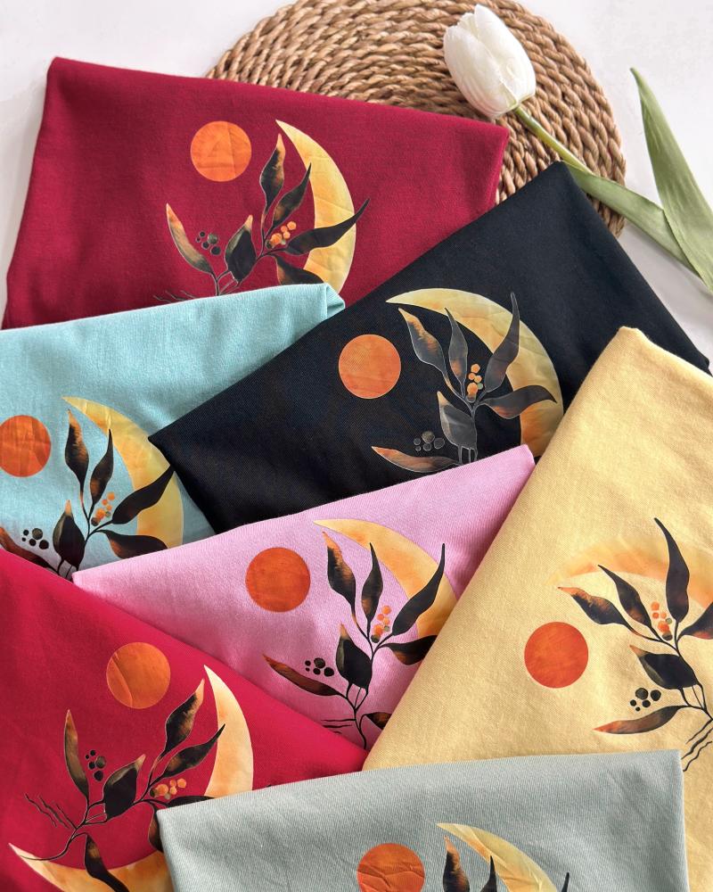 تیشرت رنگی MOON ( s تا 2xl ) کد 27220