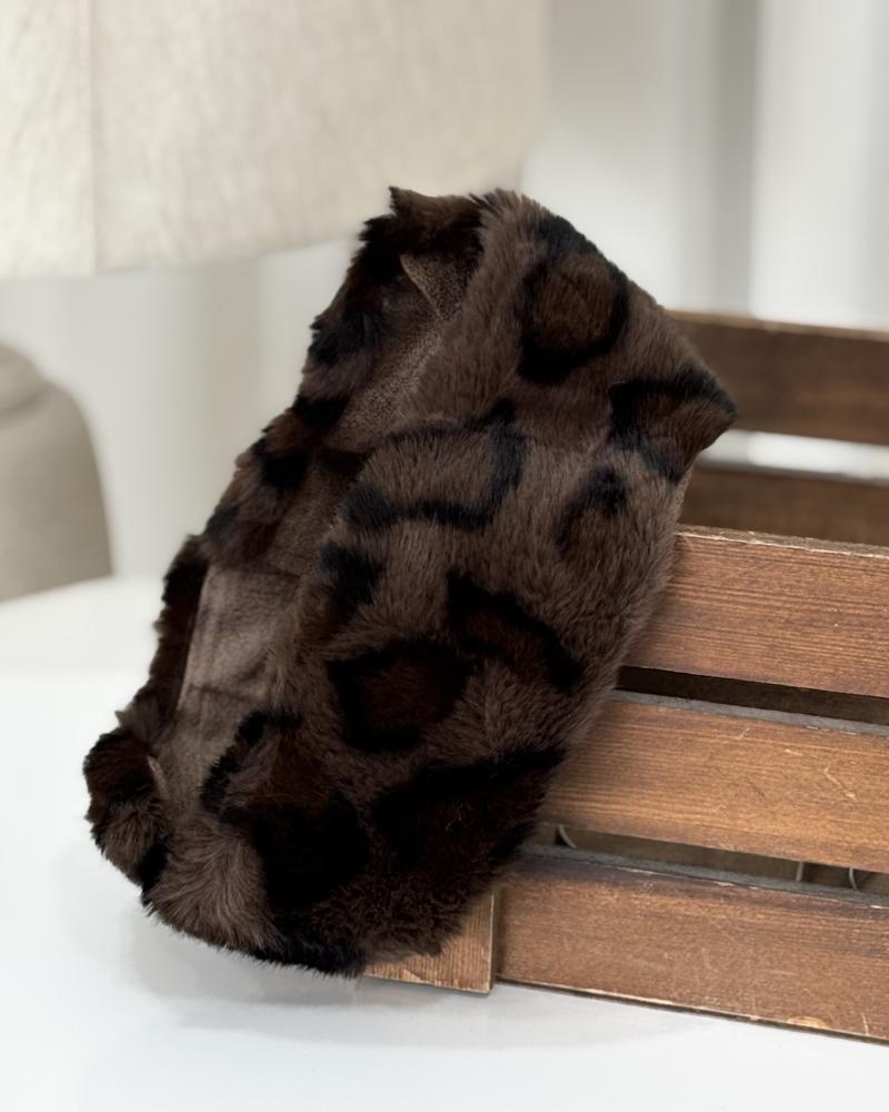 هدبند پلنگی مخمل کد 26241