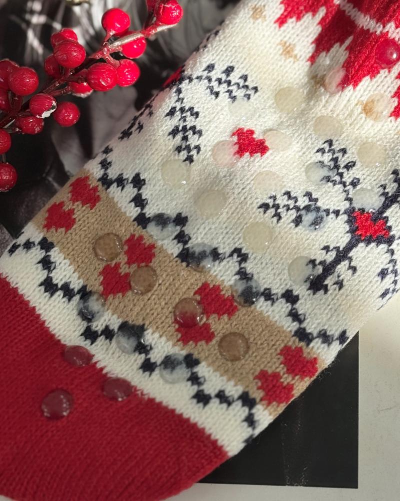 پاپوش بافت کریسمس کد 26249