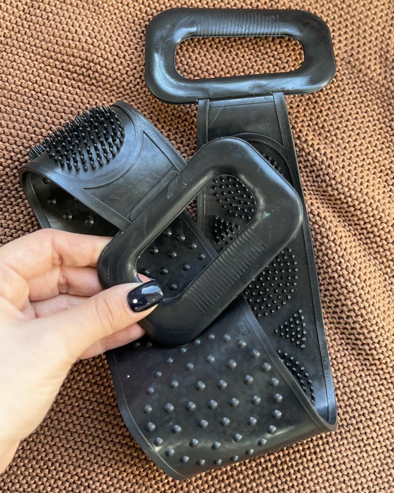 لیف حمام دو طرفه مشکی کد 27199