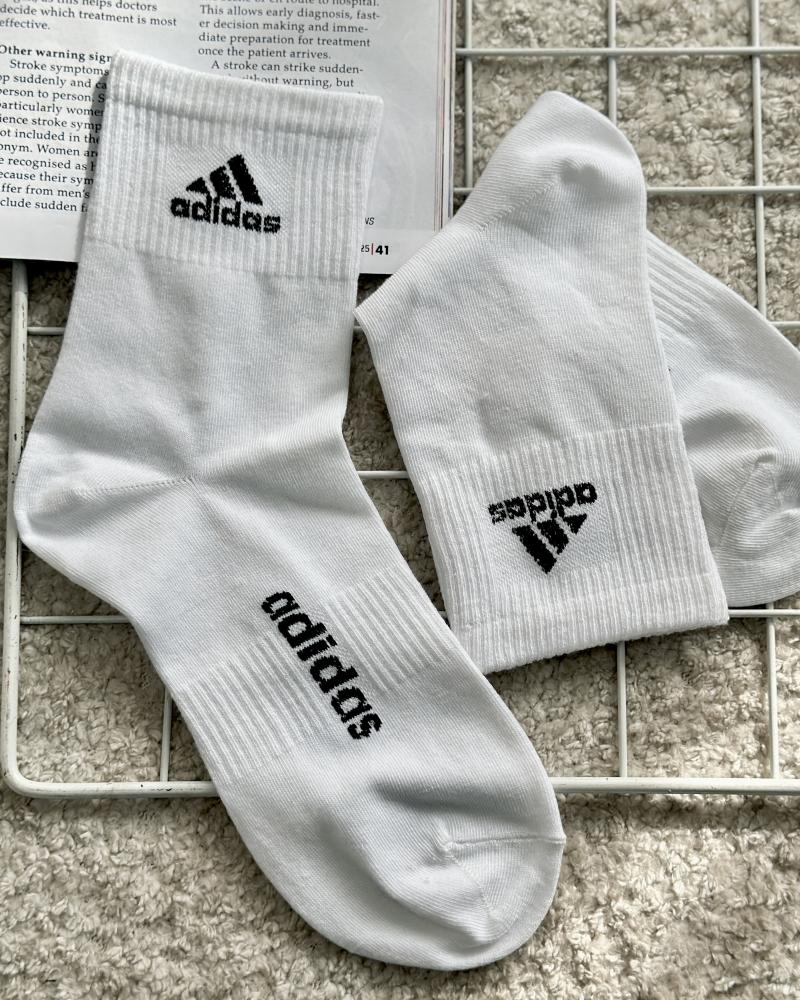 جوراب آدیداس سفید کد 27272