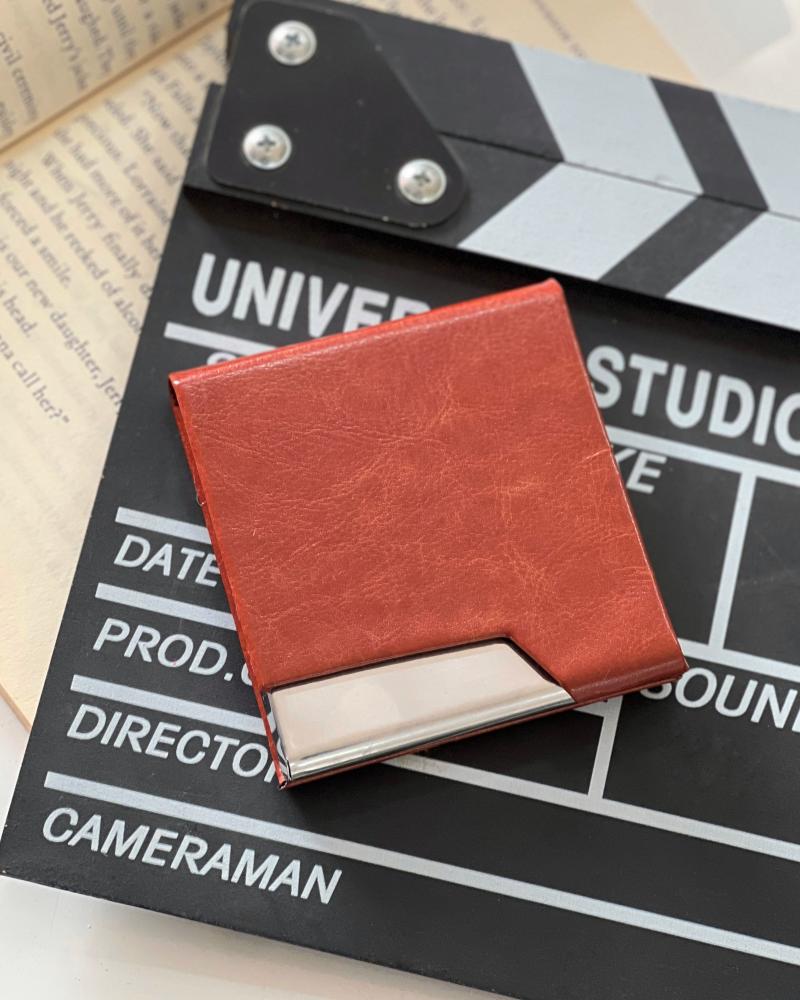 جاسیگاری چرم قهوه ایی کد 27268