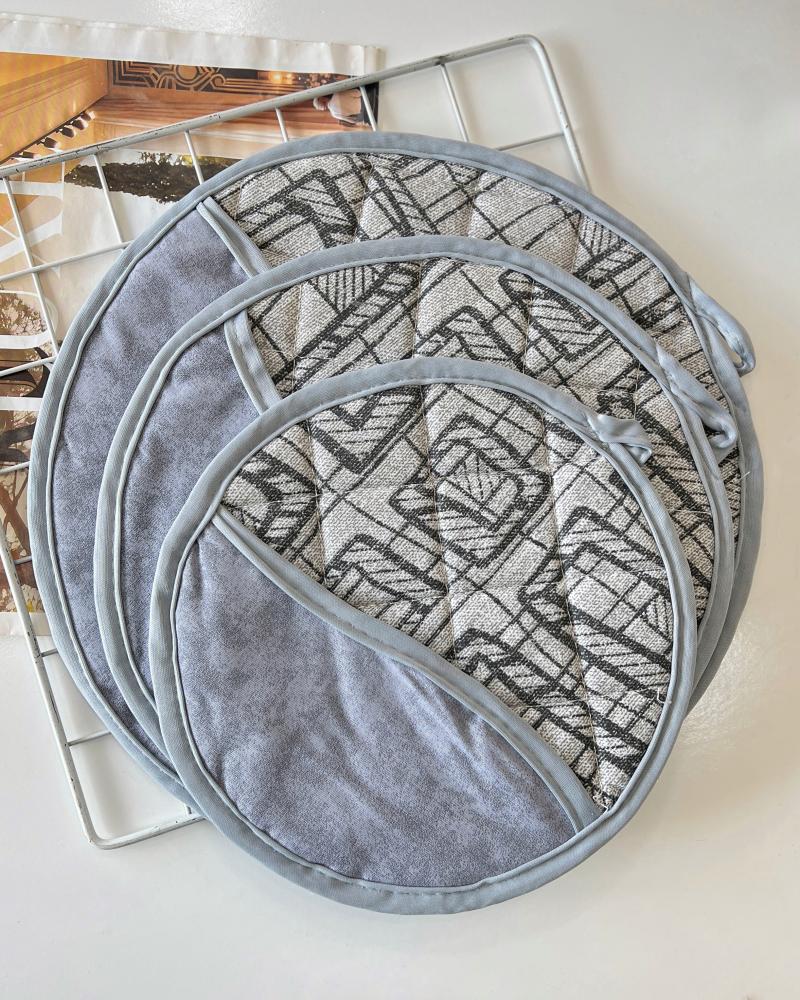 دم کنی 3 تیکه طوسی کد 27280