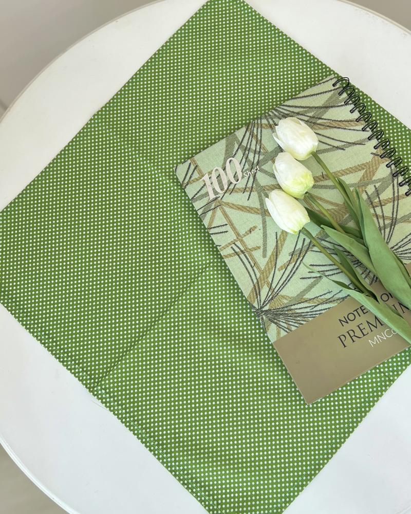 دستمال توپی توپی سبز کد 27286