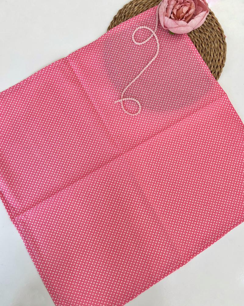 دستمال آشپزخونه توپ توپی صورتی کد 27288