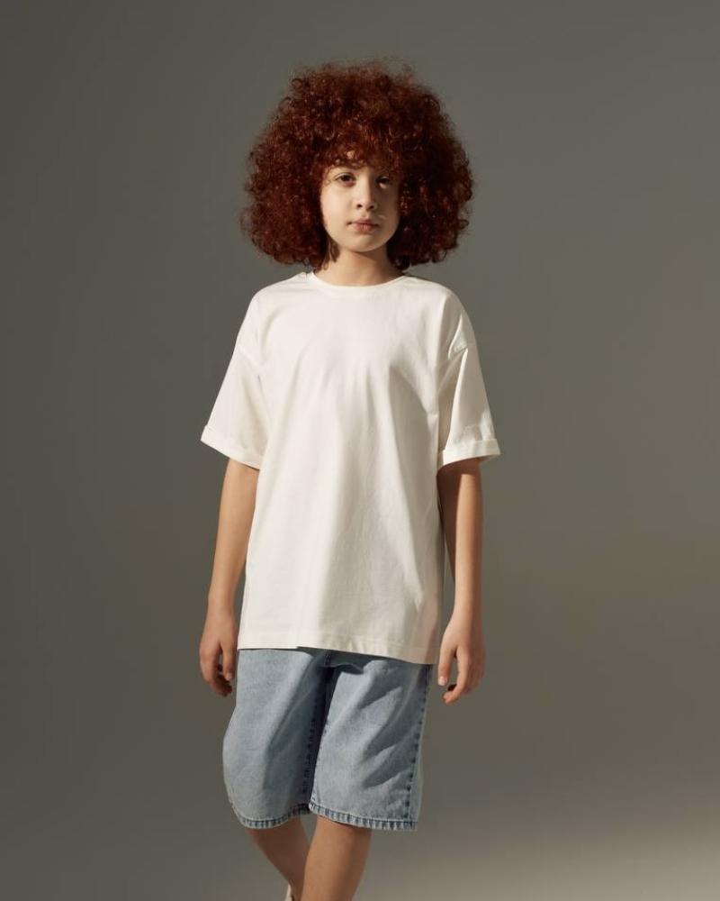 تیشرت بیسک شیری (3 تا 7 سال) کد 27551