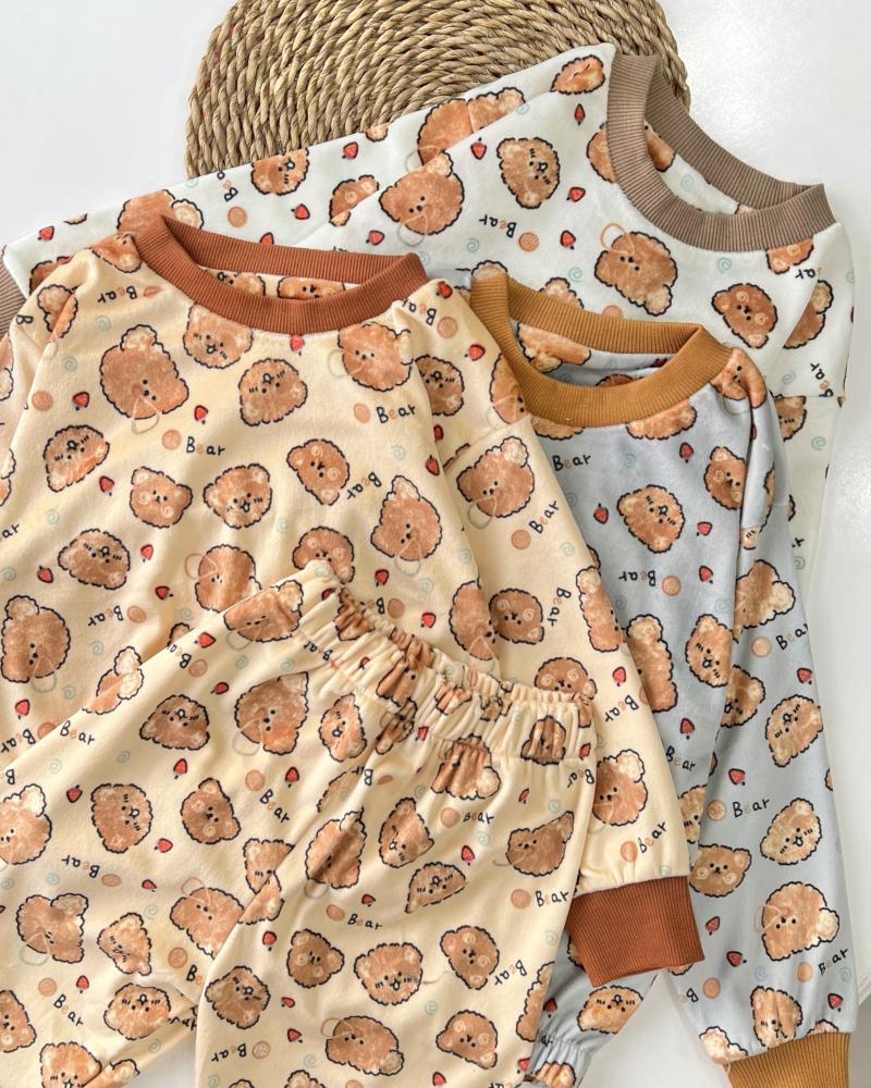 ست مخمل BEAR ( 2 تا ۷ سال  ) کد 25981