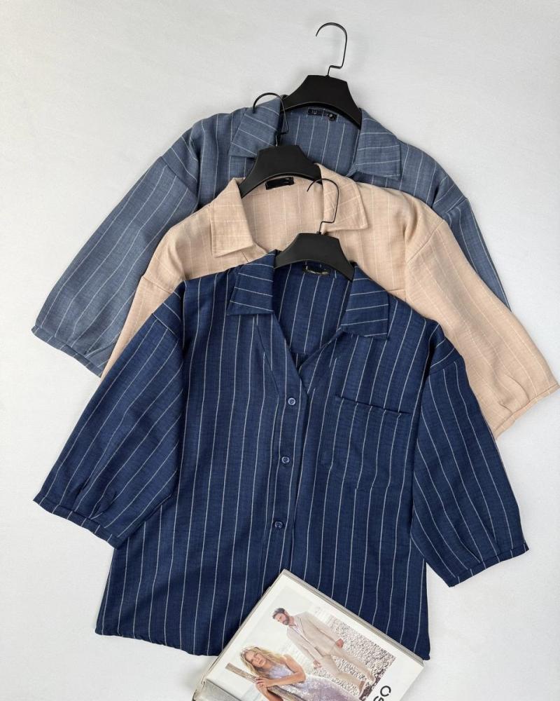 شومیز شانتون یقه هفت کد 27709