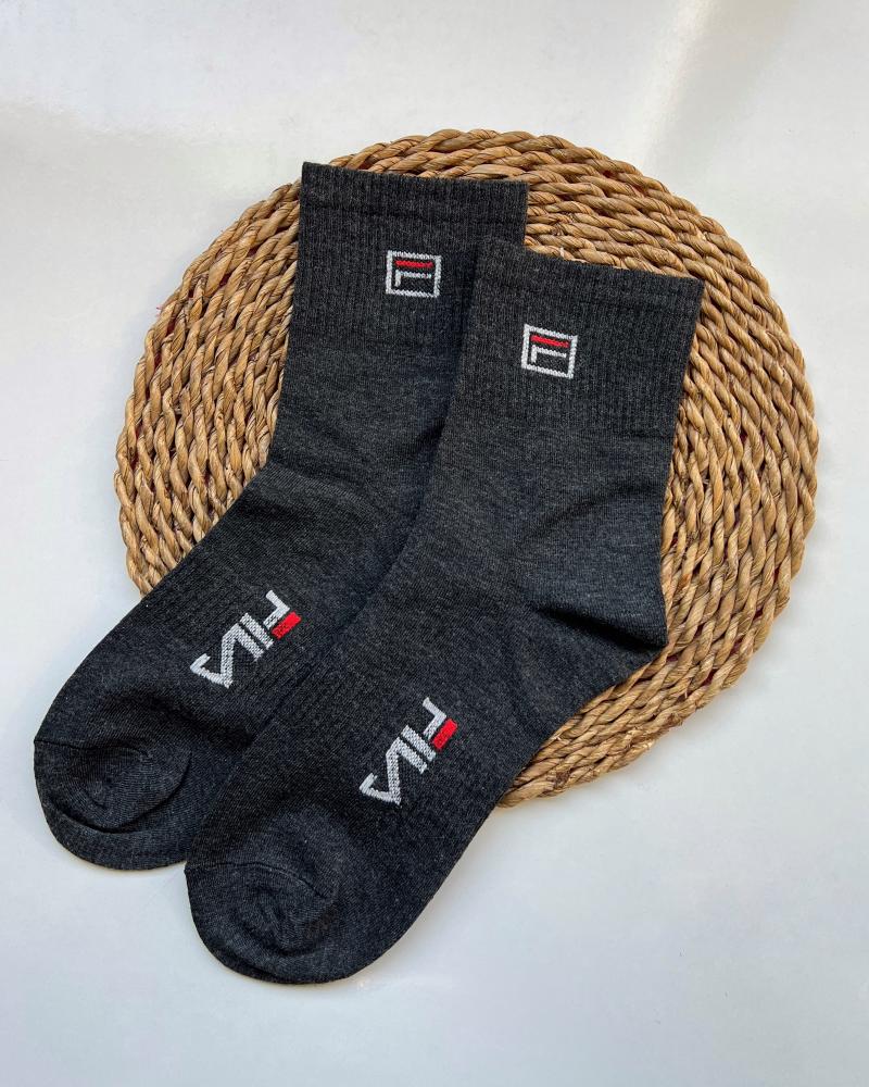 جوراب اسپرت ذغالی FILA کد 27487