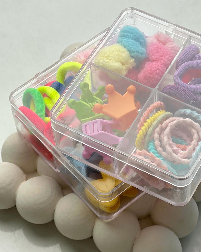 پک جعبه ای کش و گیره رنگی کد 26088