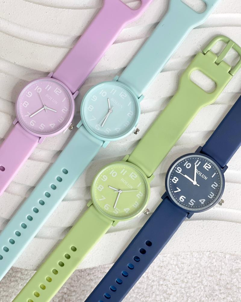 ساعت سیلیکونی رنگی کد 26125