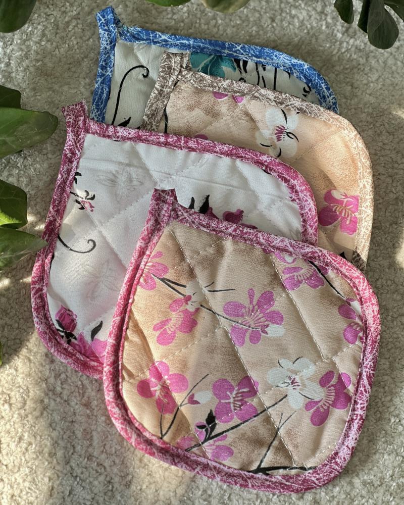 دستگیره 2 عددی گلدار کد 26148