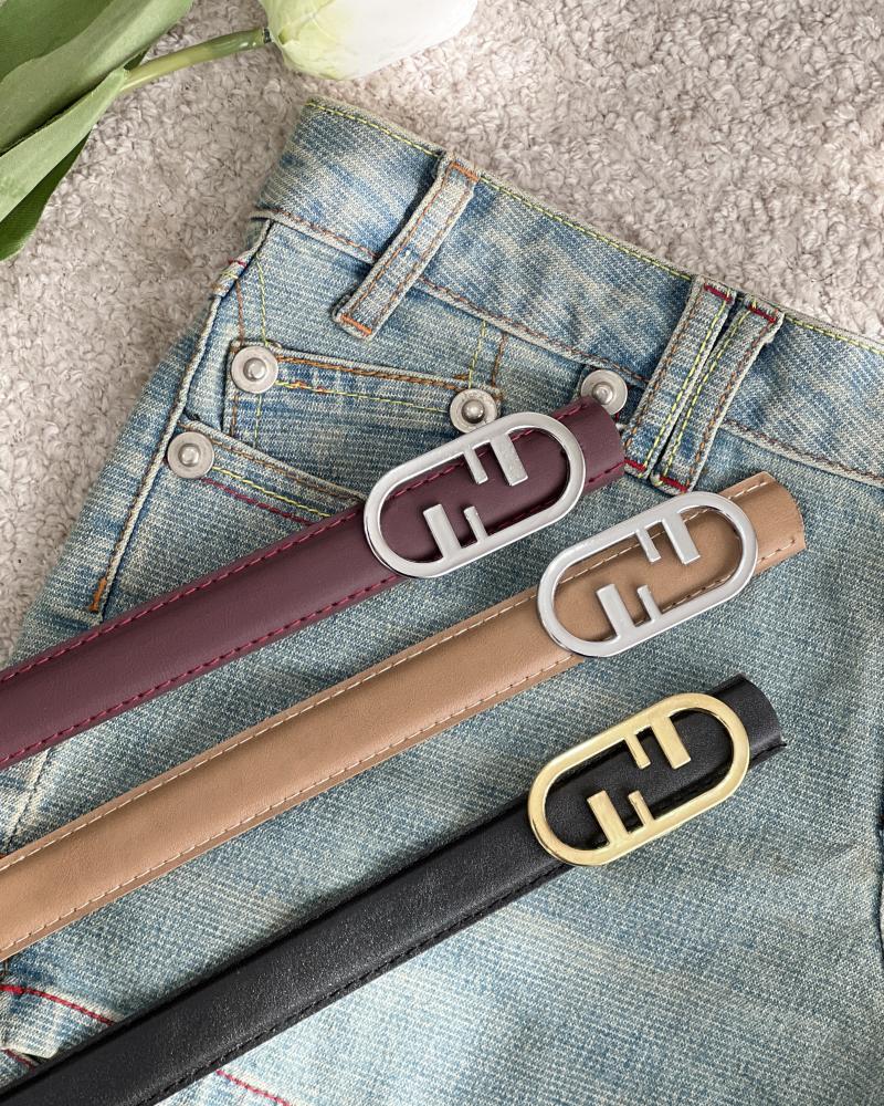 کمربند چرم طرح فندی کد 27642