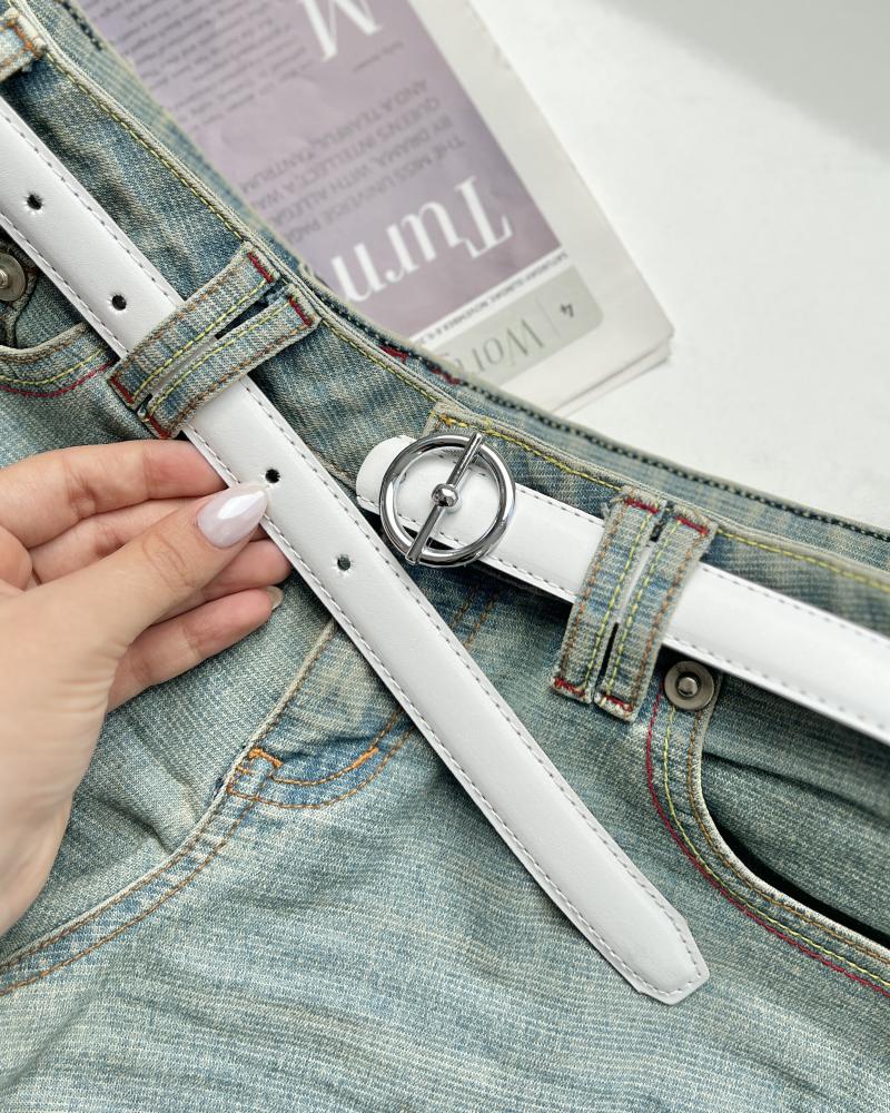 کمربند زنانه دو رنگ کد 27643