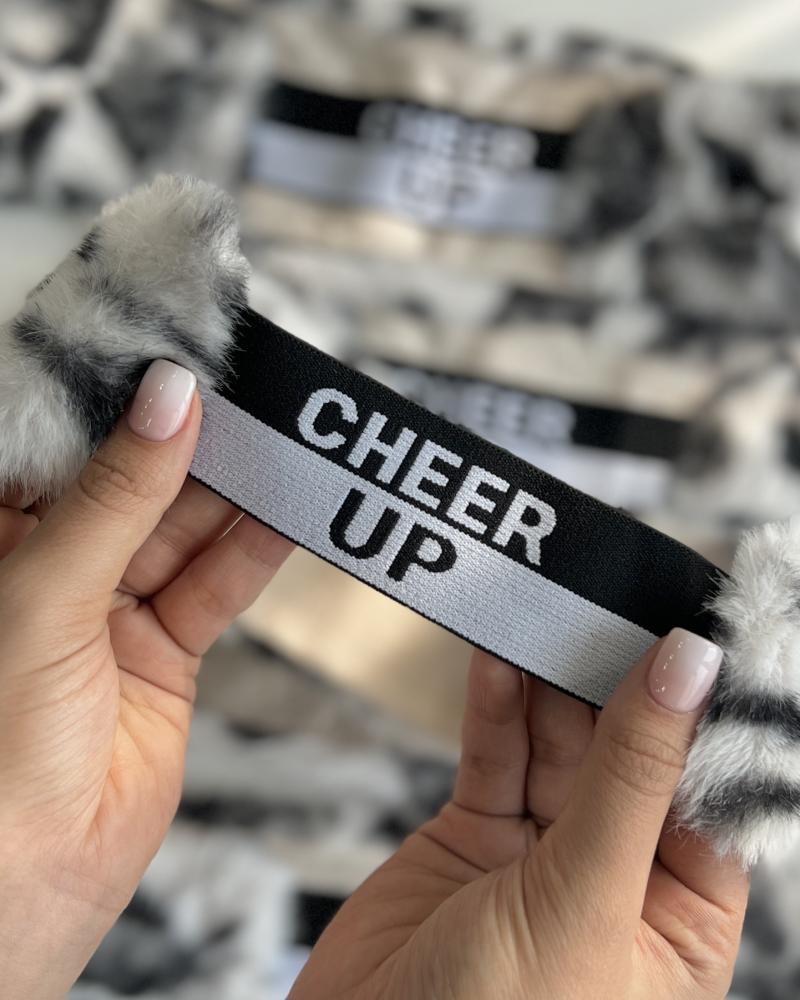 هدبند مخمل پلنگی کد 26333