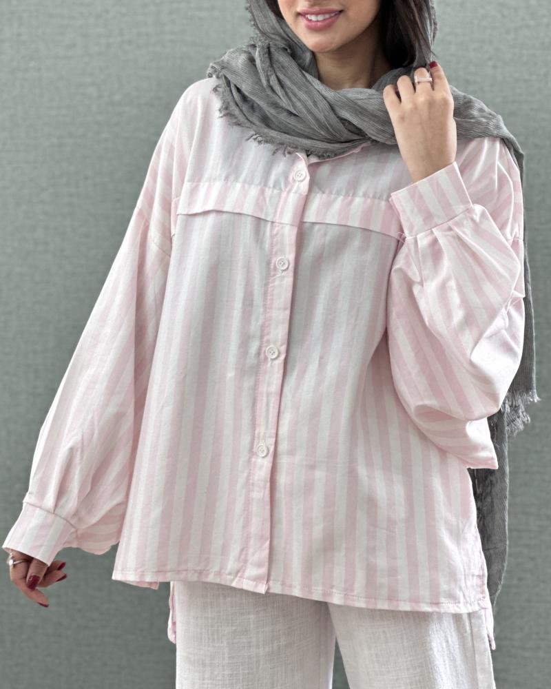 شومیز مانتویی کژال کد 24345
