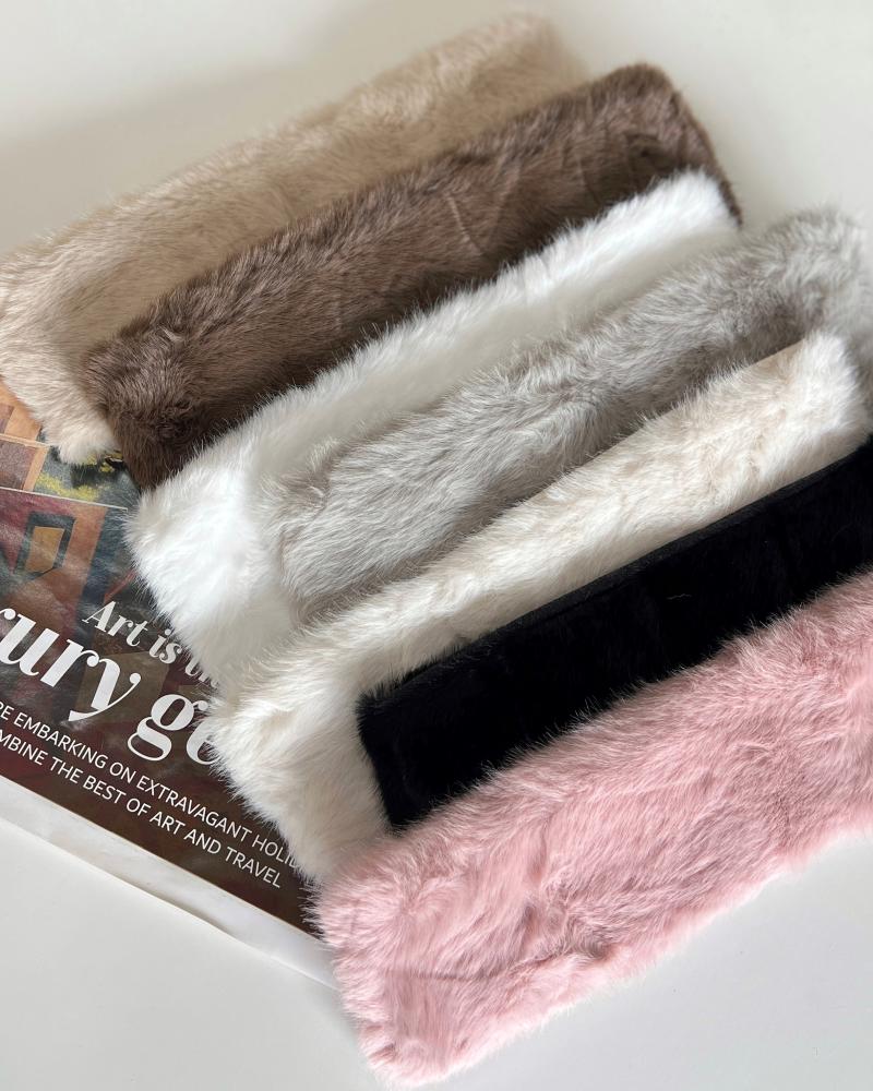 هدبند خز ساده کد 26415