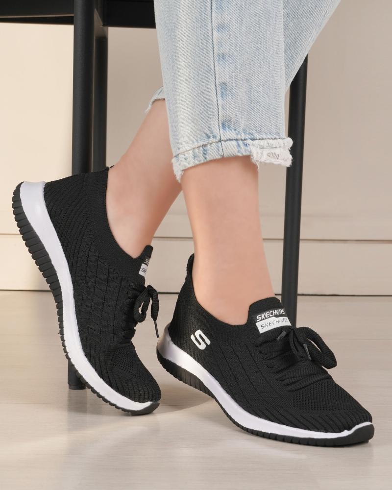 کفش اسکیچرز زنانه مشکی کد 26348