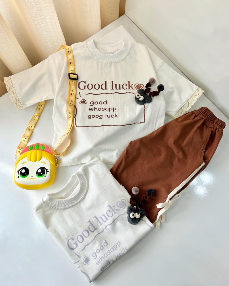 ست دو تیکه Good luck ( کودک ) کد 23684