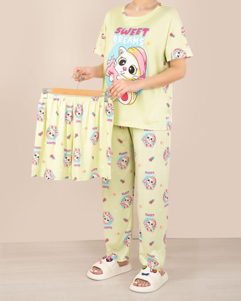 ست سه تیکه راحتی Sweet  کد 23841