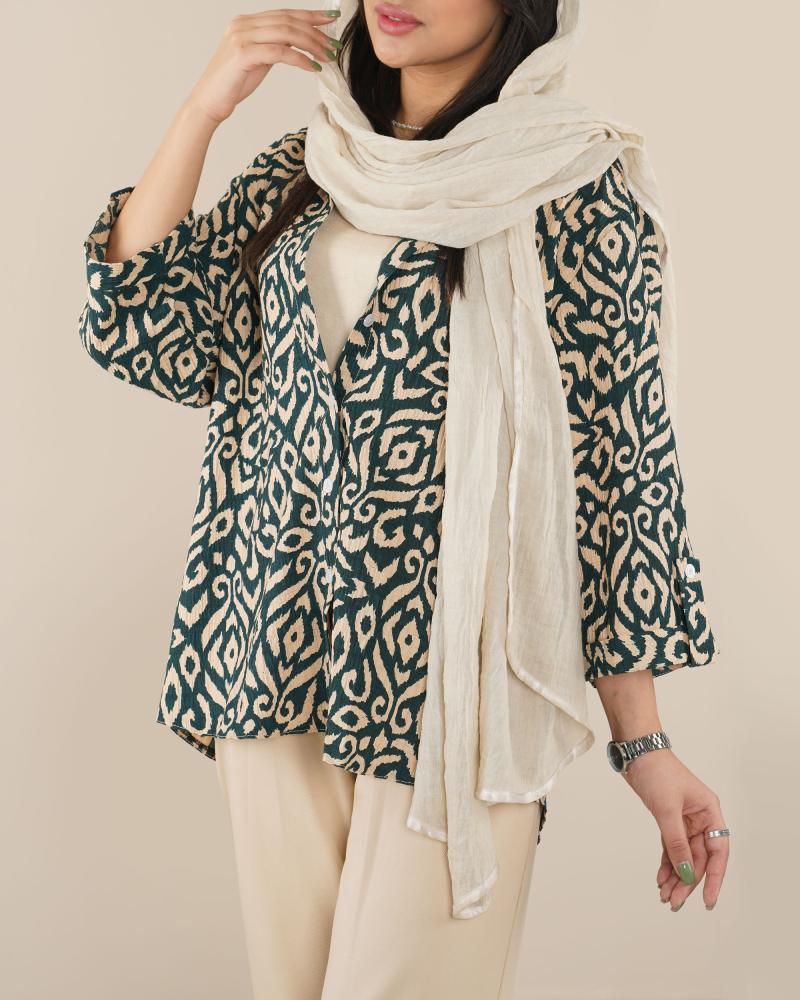 شومیز طرحدار نجوا کد 23911