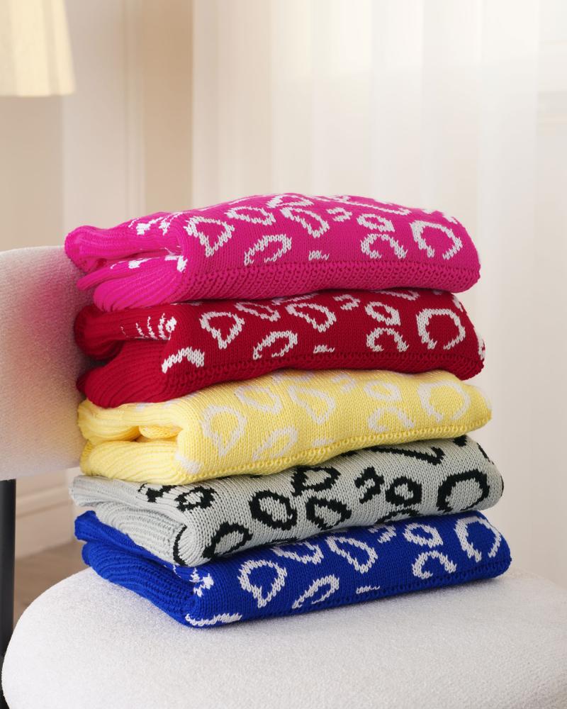 بلوز بافت پلنگی کد 26035