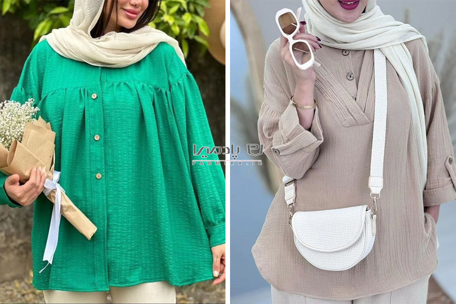 فرق بین تونیک و مانتو و نحوه ی ست کردن آنها 1