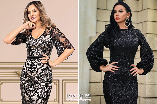 پیراهن مجلسی کوتاه زنانه