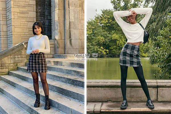 دامن چهارخانه