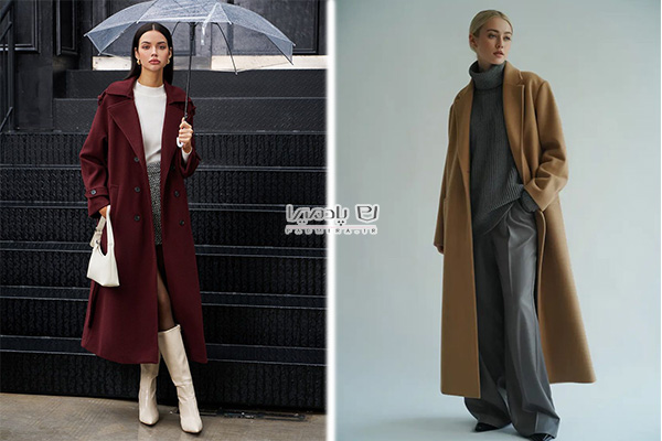 استایل با پالتو بلند