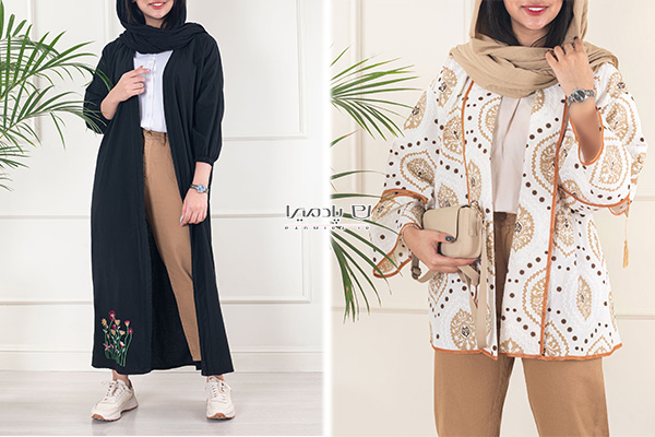 مانتو طرح دار