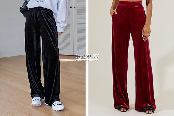 شلوار مخمل کبریتی