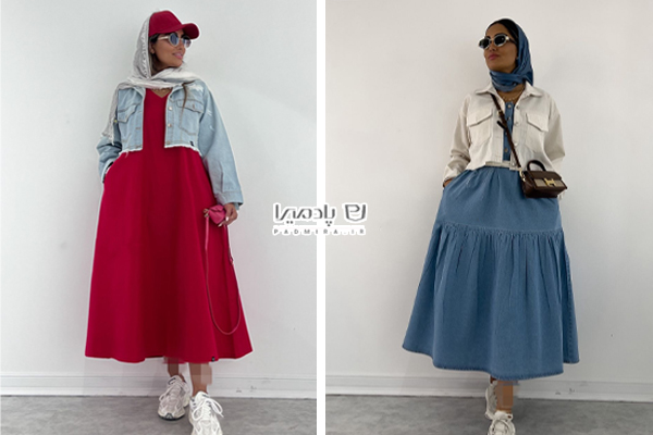 ست کردن بامبرجکت با پیراهن زنانه