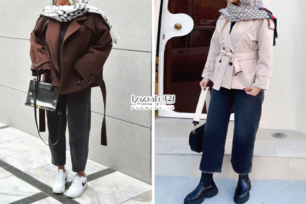 بامبرجکت با شلوار مام استایل و مام فیت