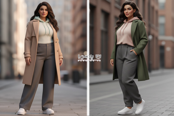 استایل لایهای و کتانی یا بوت