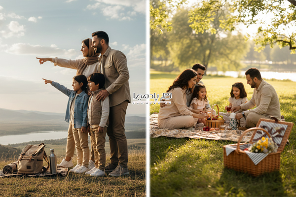 سفر کوتاه یا پیک‌نیک برای روز مادر