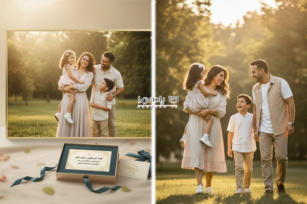 عکاسی خانوادگی در روز مادر