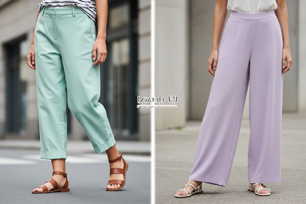 صندل بندی با شلوار بگ و نیم بگ