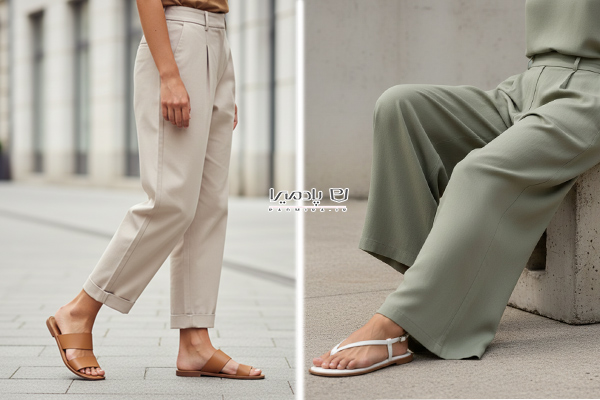 صندل تخت با شلوار نیم بگ و بگ